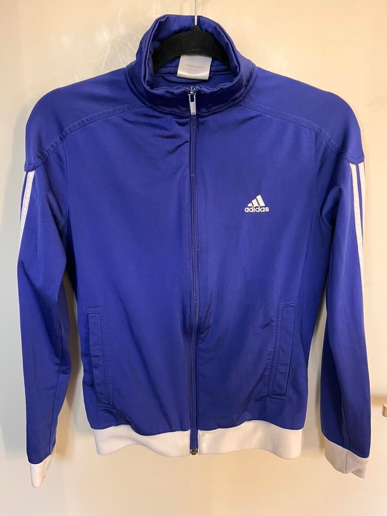 Vintage adidas vest, Blauw, Ophalen of Verzenden, Fitness of Aerobics, Maat 36 (S)