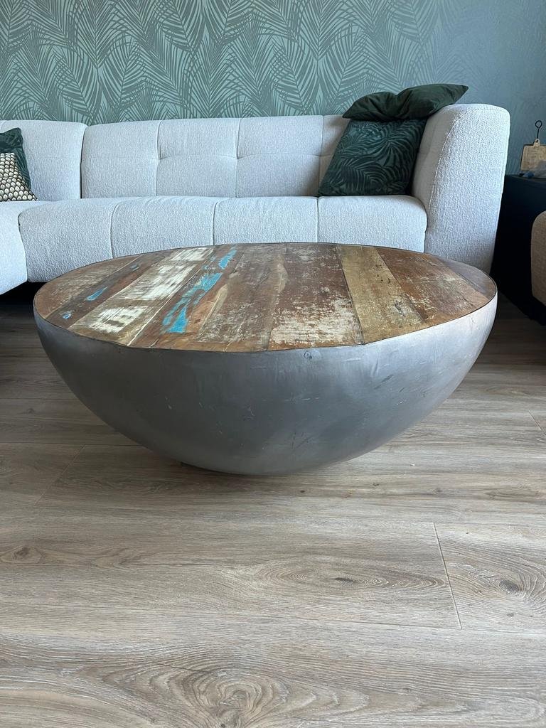 Salontafel “Bowl” van By-Boo, Huis en Inrichting, Ophalen, Zo goed als nieuw, Metaal