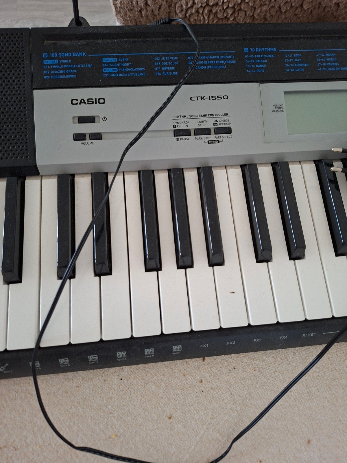 Casio CTK-1550 Keyboard - Zo goed als nieuw, Ophalen
