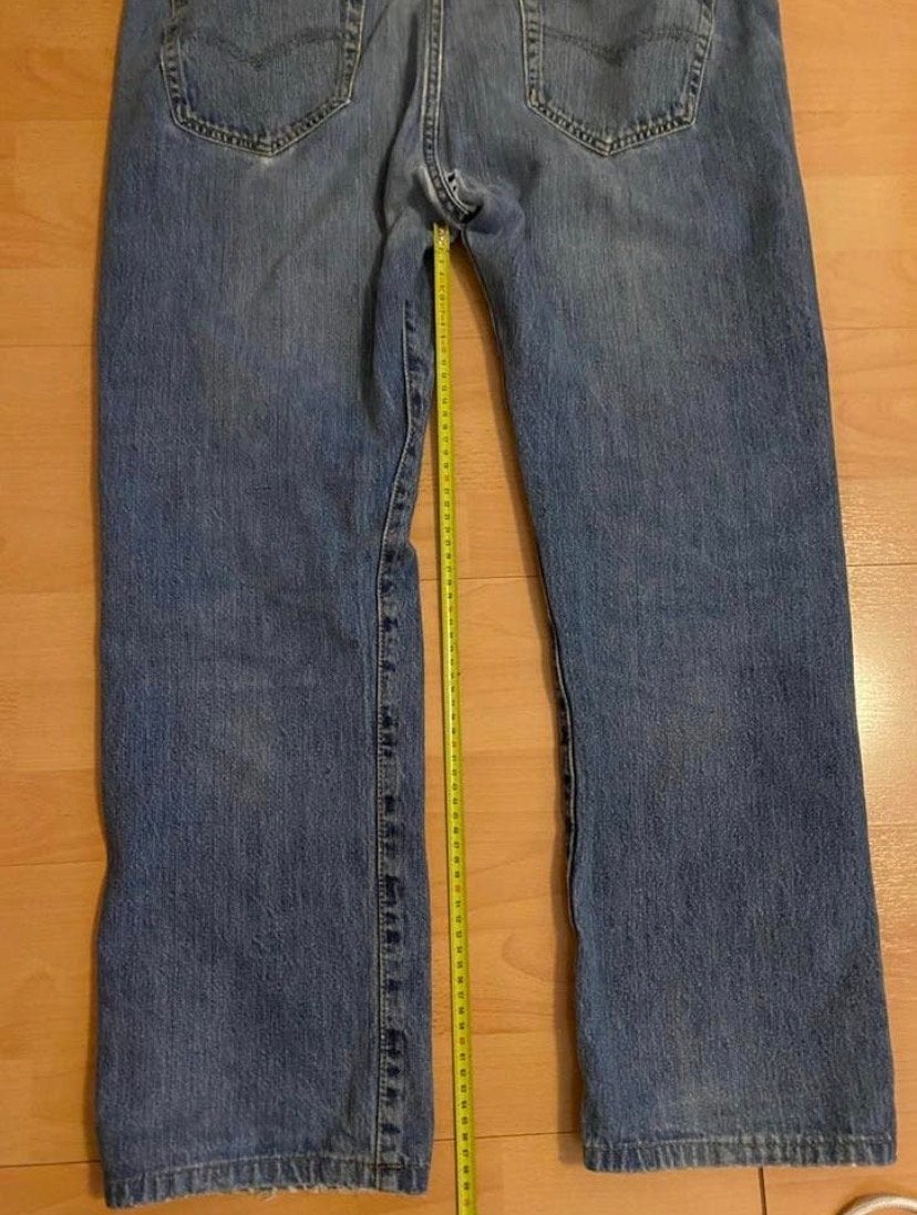 Levis 501 spijkerbroek heren W36, verkorte lengte, Kleding | Heren, Spijkerbroeken en Jeans, Ophalen of Verzenden, Gedragen, Blauw