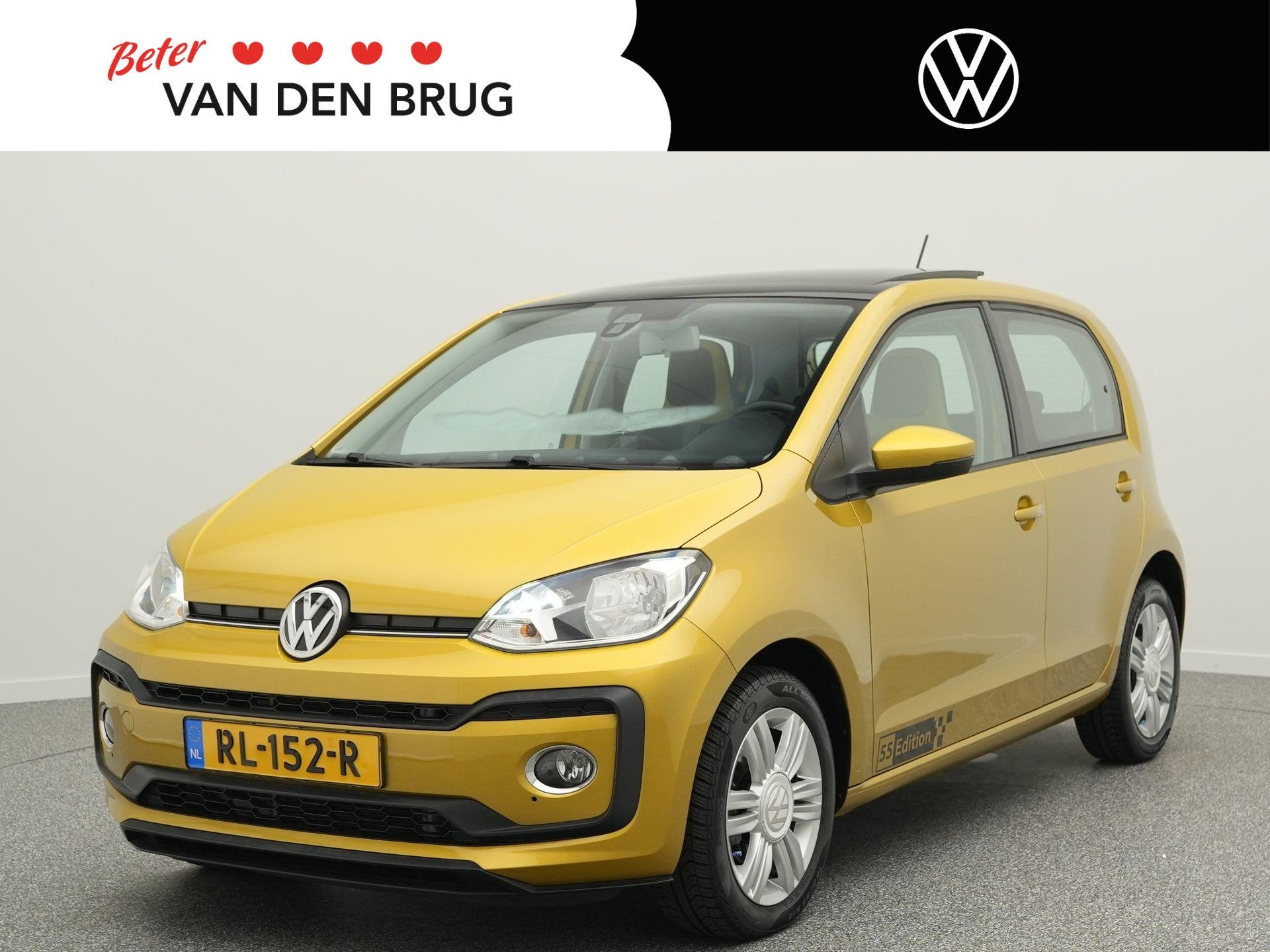 Volkswagen Up! 1.0 TSI 90 PK 55 Edition BMT high up! | Panor, Voorwielaandrijving, Stof, Gebruikt, 4 stoelen