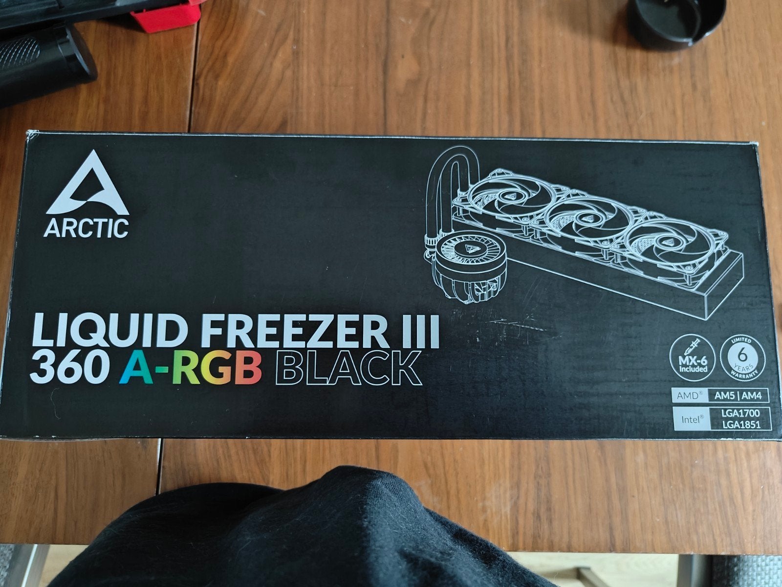 Arctic Liquid Freezer III 360 A-RGB Black, Computers en Software, Computerkoelers, Ophalen of Verzenden, Zo goed als nieuw, Waterkoeling