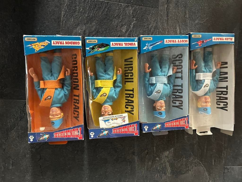 Tunderbirds, set van 4, Ophalen of Verzenden