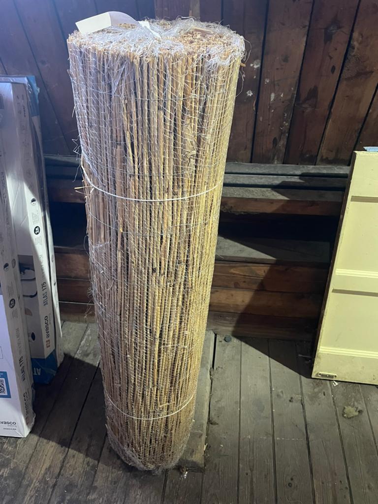 Balkon rietmat, Ophalen, Zo goed als nieuw, Overige materialen, 200 cm of meer