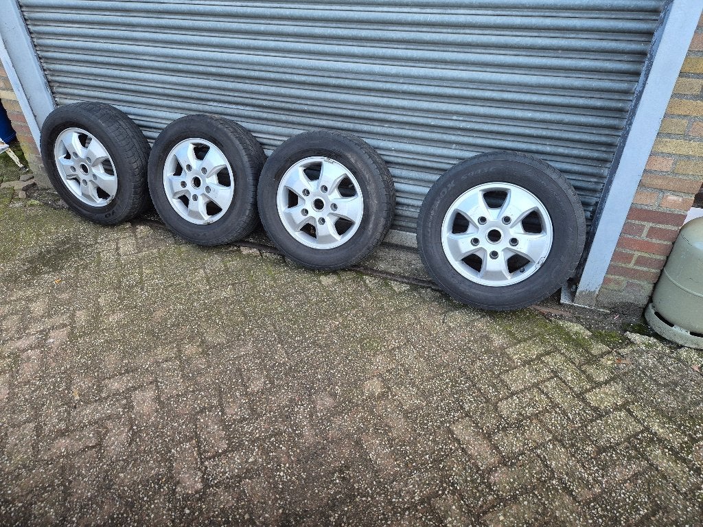 Velgen met winterbanden, Ophalen, 16 inch, Banden en Velgen, Winterbanden