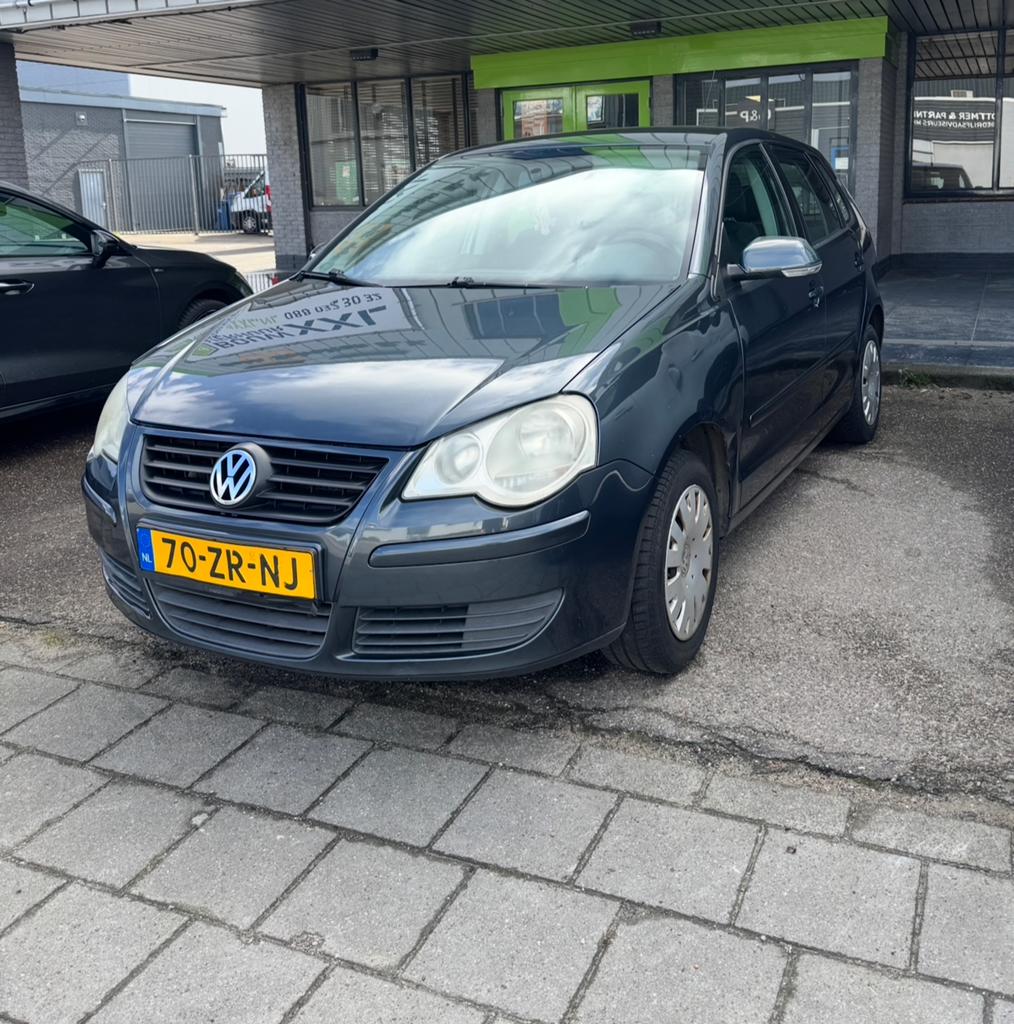 Volkswagen Polo 1.4 16V 59KW 2008 Blauw, Voorwielaandrijving, 40 €/maand, 4 cilinders, Blauw
