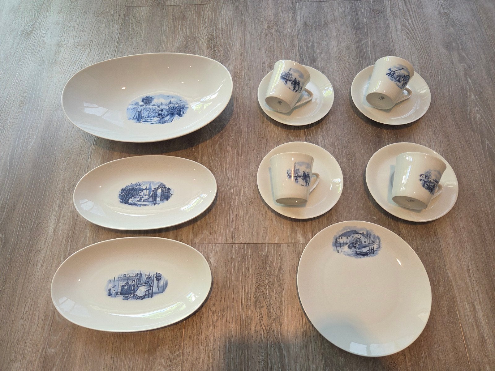 Seltmann Weiden Hollandservies - Delfts Blauw Stijl, Antiek en Kunst, Antiek | Servies compleet, Ophalen of Verzenden