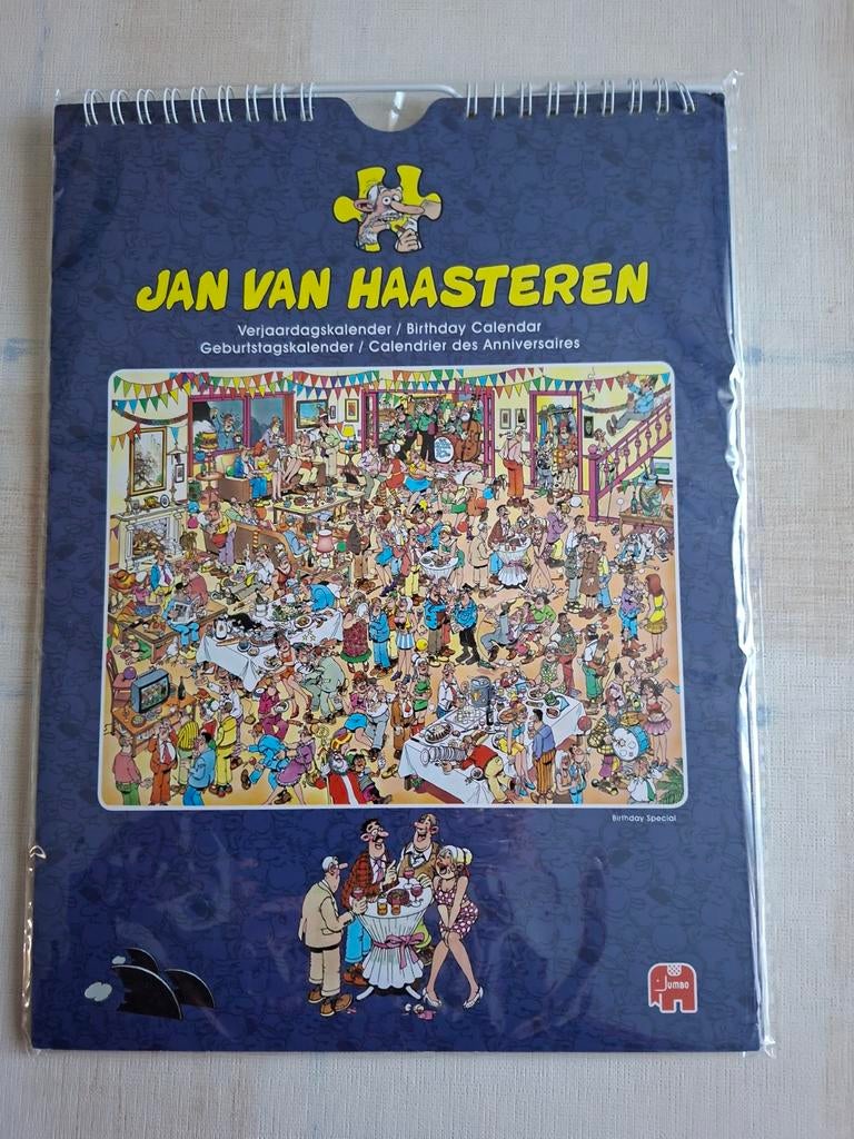 Jan van Haasteren Puzzels Verjaardagskalender, Hobby en Vrije tijd, Denksport en Puzzels, Ophalen of Verzenden, Minder dan 500 stukjes