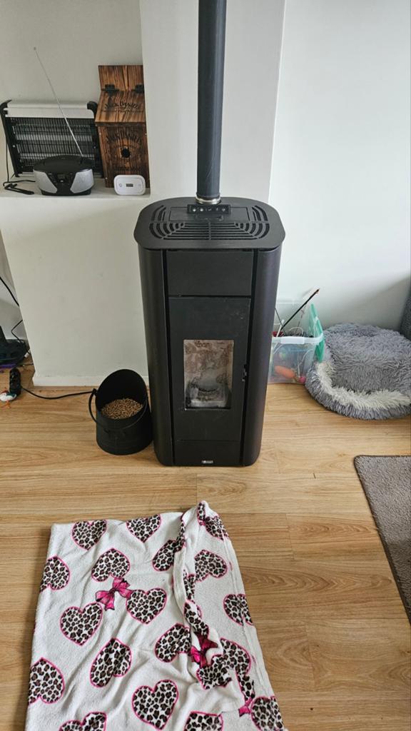 Te koop pelletkachel Italiana Camini, Ophalen, Gebruikt, Overige brandstoffen, Pelletkachel