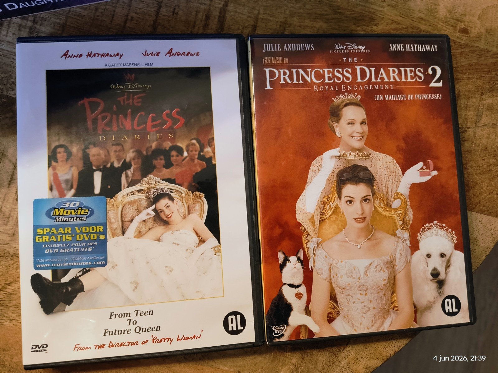 The Princess Diaries 1 & 2 DVD Boxset, Cd's en Dvd's, Alle leeftijden, Ophalen of Verzenden, Zo goed als nieuw, Boxset