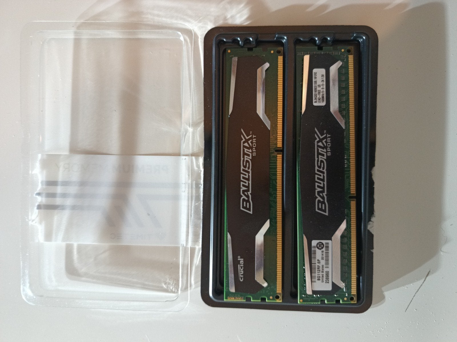 Crucial Ballistix Sport DDR3 RAM Geheugen (2x4GB), Computers en Software, RAM geheugen, Server, 8 GB, DDR3, Ophalen of Verzenden