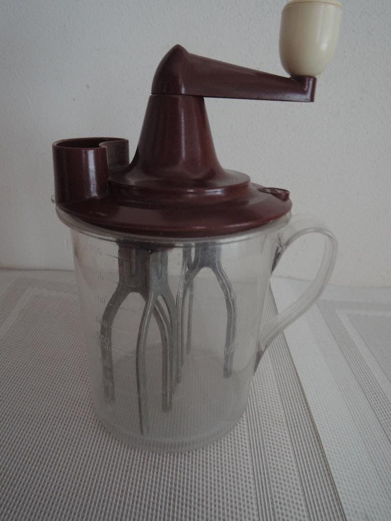 Ouderwetse Maineck slagroomklopper / handmixer, Overige typen, Ophalen of Verzenden, Gebruikt