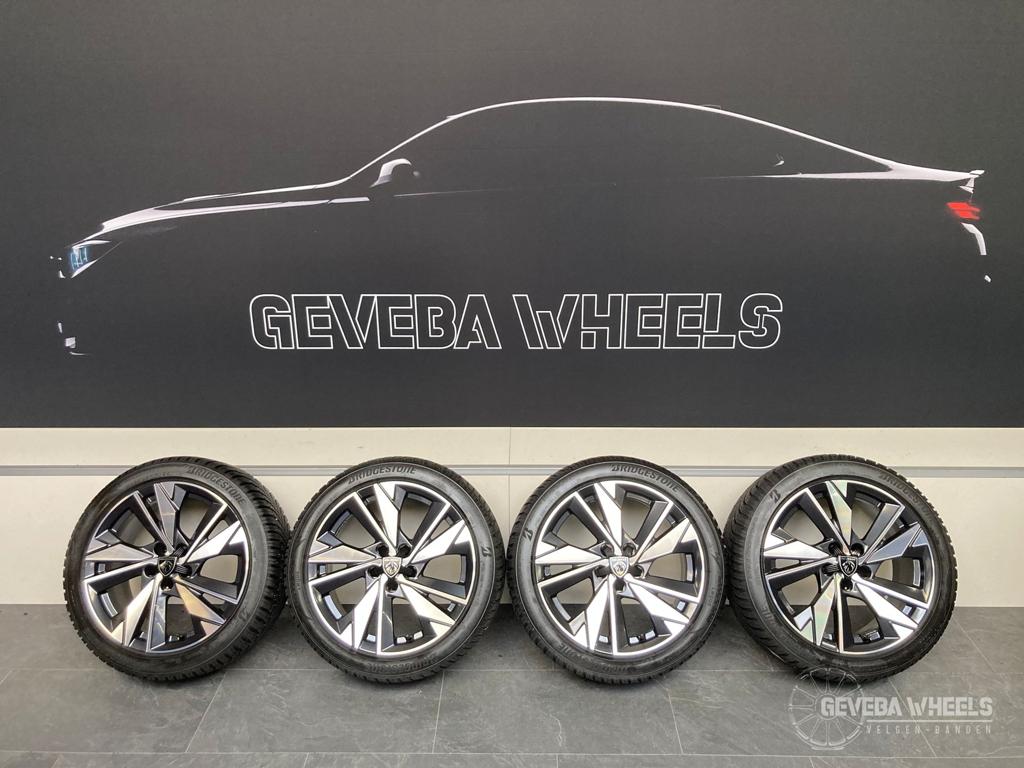 17” originele Peugeot 308 (SW) velgen + winterbanden 5x108, Gebruikt, -, -, Banden en Velgen