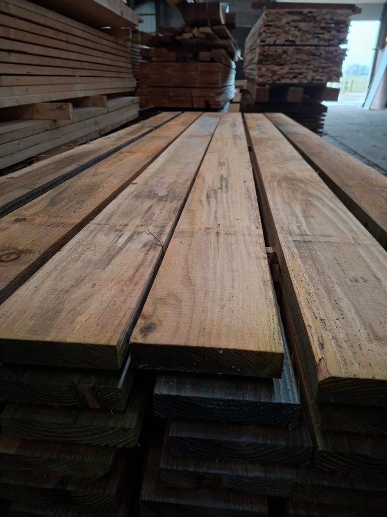 276 Douglas planken 30 x 150 nu 10 procent korting, Tuin en Terras, Palen, Balken en Planken, Ophalen of Verzenden, Nieuw, 250 cm of meer