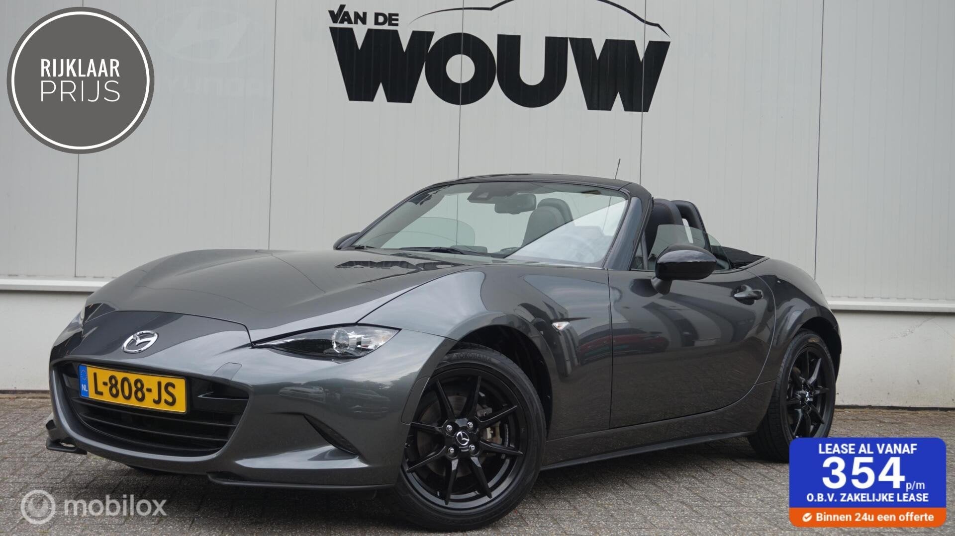 Mazda MX-5 1.5 SkyActiv-G 132PK Navigatie | Cruise Control |, Voorwielaandrijving, 12 maanden, 4 cilinders, 132 pk