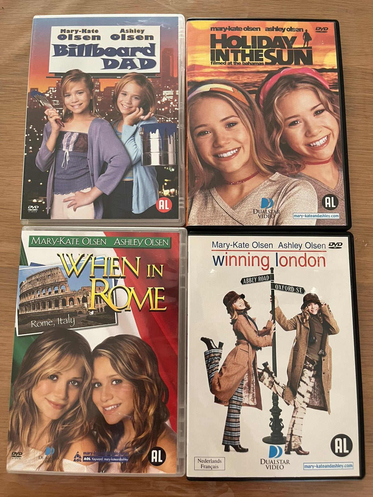 4x Mary-Kate & Ashley Olsen ( Dvd’s ), Alle leeftijden, Ophalen of Verzenden, Zo goed als nieuw
