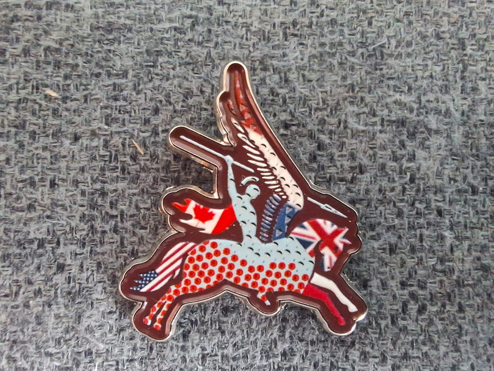 herdenkings pin Airborne, marketgarden,  lest we forget, Ophalen, Nederland, Overige typen