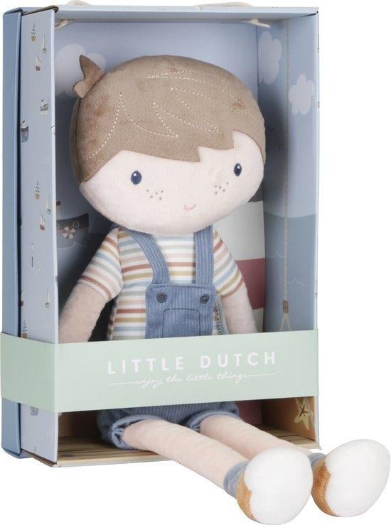 Little Dutch Vintage Sunny Stripes Knuffelpop - Jim - 50 cm, Ophalen, Nieuw, Overige typen