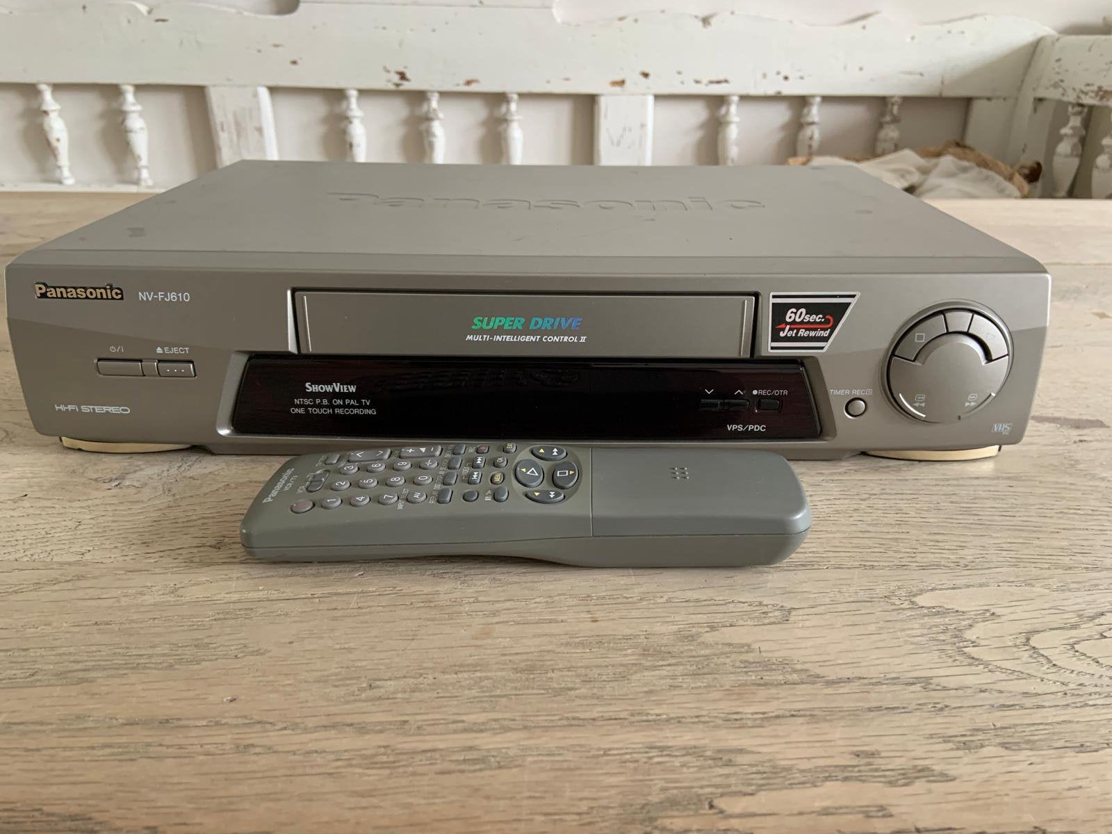 Videorecorder Panasonic NV-FJ610EG-S, Audio, Tv en Foto, Videospelers, Ophalen of Verzenden, Zo goed als nieuw, VHS-speler of -recorder