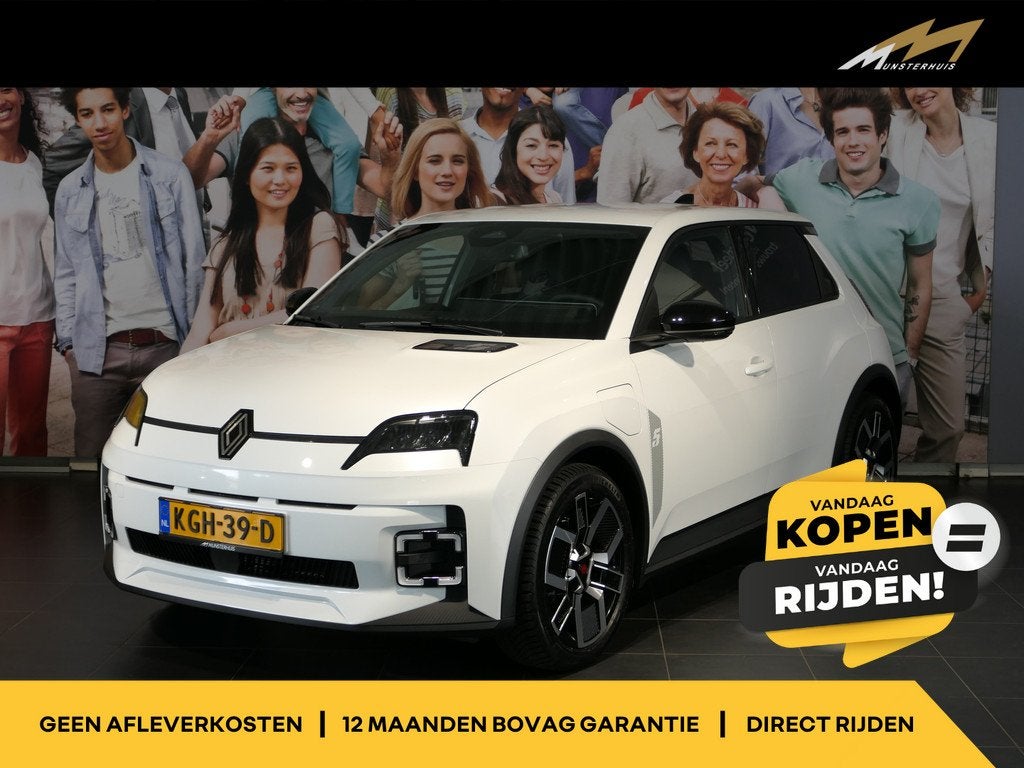 Renault 5 comfort range techno 52 kWh *Vraag naar beschikbaa, Auto's, Renault, Bedrijf, Te koop, ABS, Achteruitrijcamera, Adaptive Cruise Control
