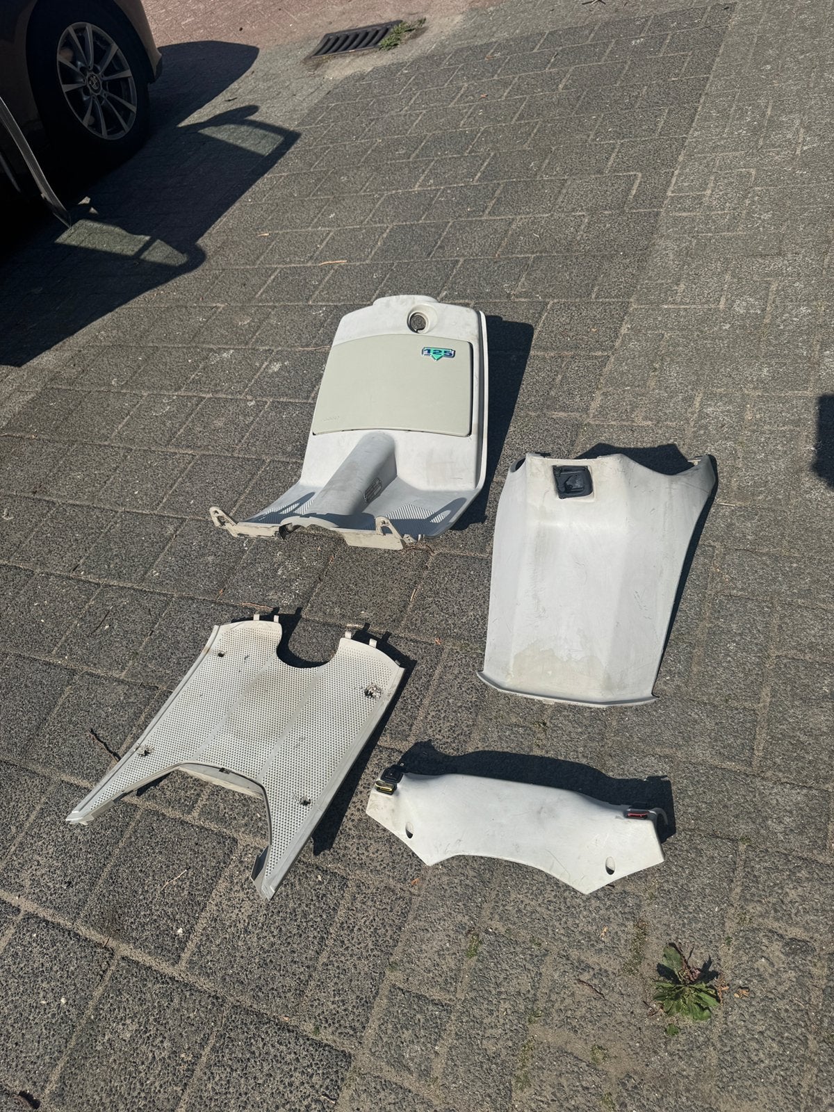 Piaggio Skipper binnenkappen set, Ophalen, Zo goed als nieuw, Kap, Piaggio