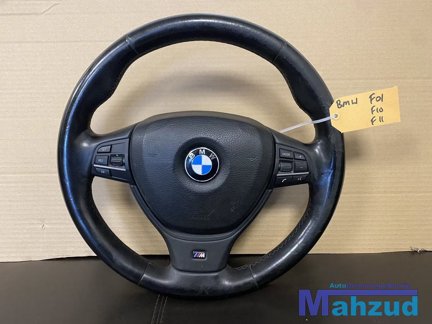 BMW 5 7 SERIE F01 F10 F11 Stuurwiel stuur M-sport met airbag, Auto-onderdelen, Besturing, Petuelring 130
80788  Munich, DE, Gebruikt