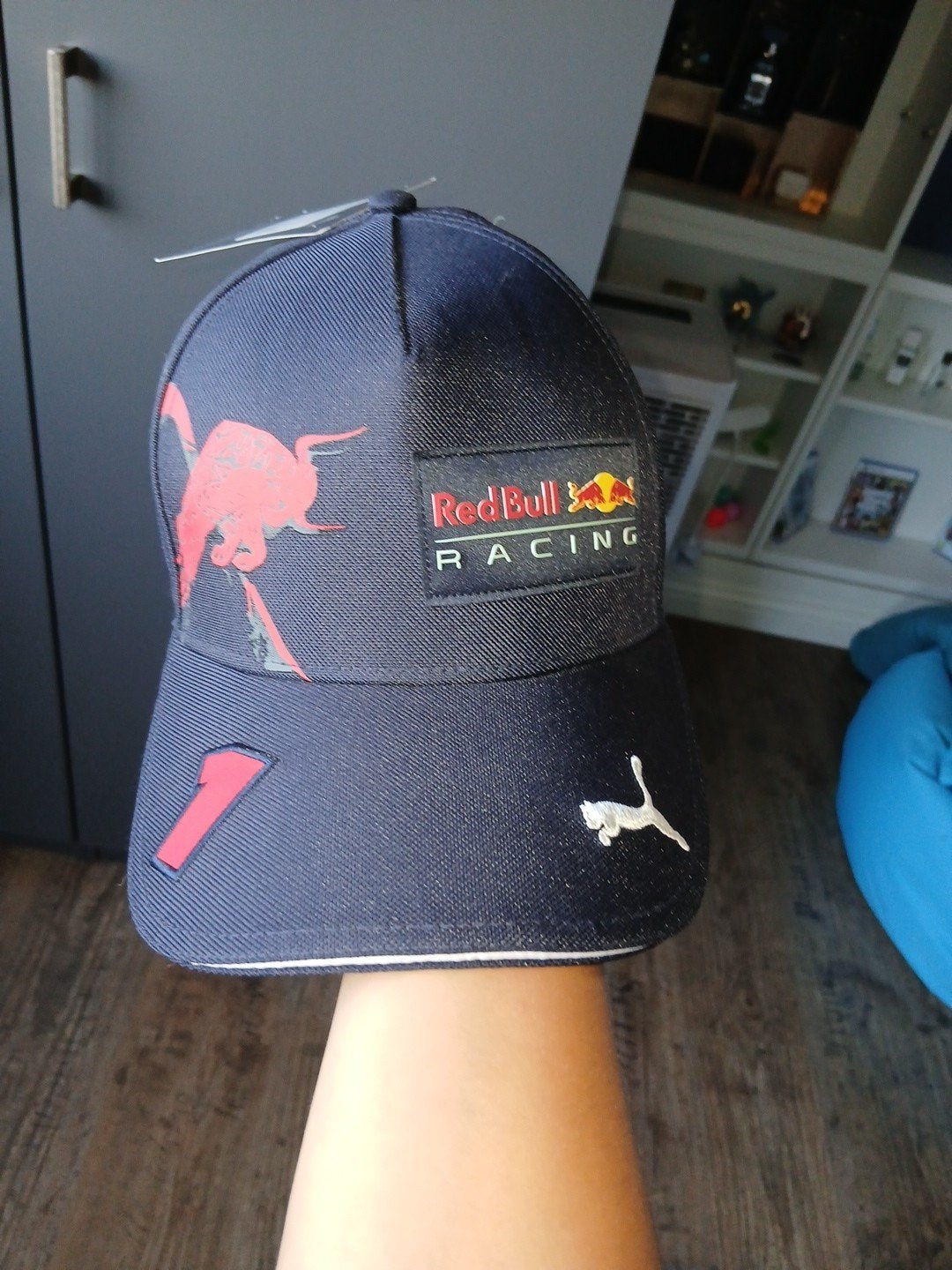 Red Bull Racing Max Verstappen F1 Pet - Nieuw met labels, Ophalen, Nieuw, One size fits all, Pet