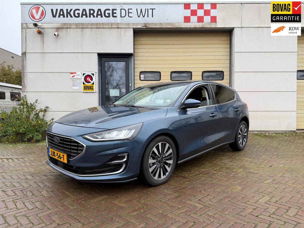 Ford FOCUS 1.0 EcoBoost Hybrid Titanium Vignale, Auto's, Ford, 125 pk, Gebruikt, Blauw, Adaptive Cruise Control