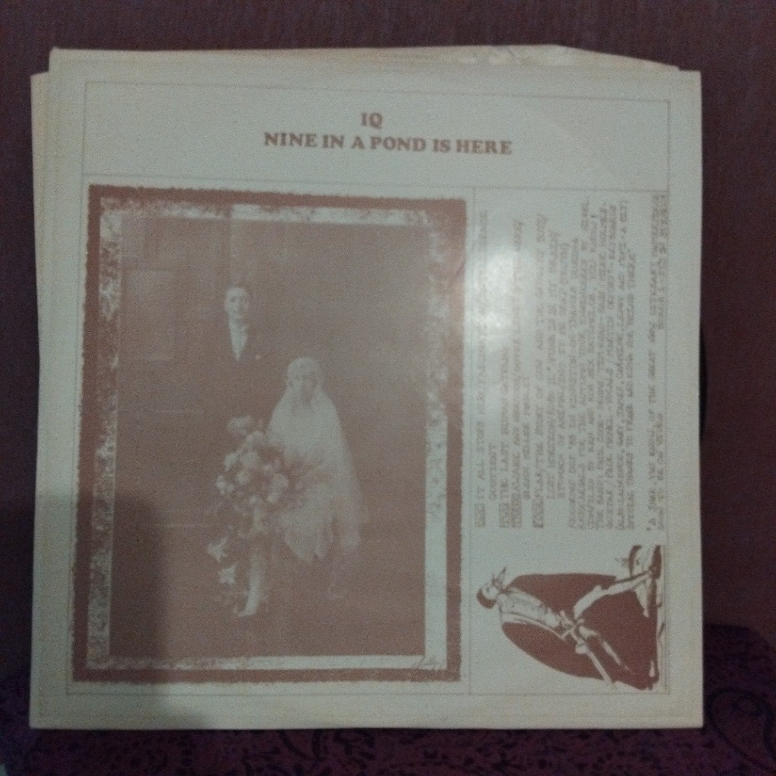 LP IQ- Nine in a pound is here - 2lp -1985 - UK, Fotohoes, Ophalen of Verzenden, Zo goed als nieuw