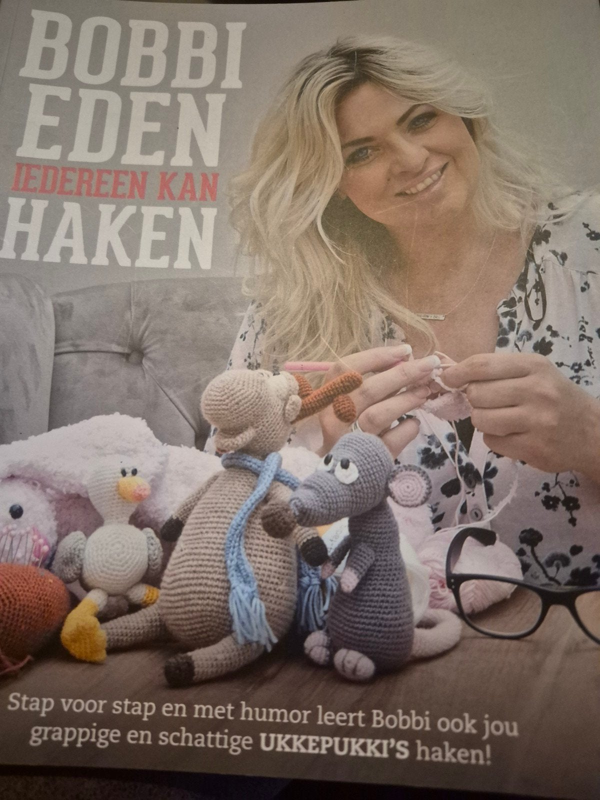 Bobbi Eden iedereen kan haken nw Vaste prijs€7,50, Hobby en Vrije tijd, Verzenden, Zo goed als nieuw, Haken, Patroon of Boek