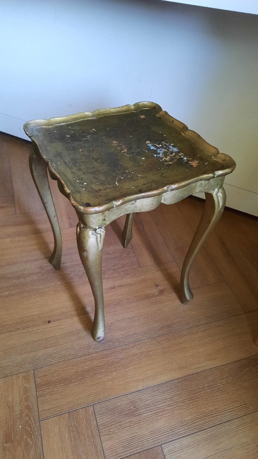 Bijzettafel Queen Ann-stijl - Opknapper, Huis en Inrichting, Minder dan 45 cm, Minder dan 55 cm, Gebruikt, Ophalen of Verzenden