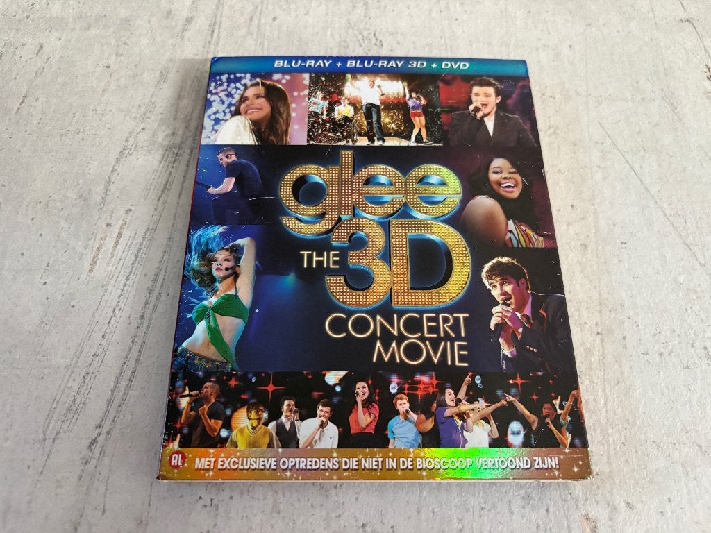 Glee The Concert Movie 3D Blu Ray, Ophalen of Verzenden, Zo goed als nieuw, Muziek en Concerten