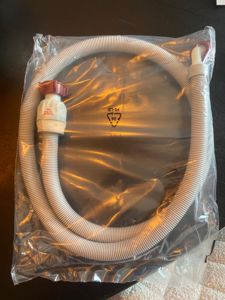 Nieuwe afvoerslang met waterstop voor wasmachine/vaatwasser, Witgoed en Apparatuur, Wasmachines, Nieuw, Ophalen