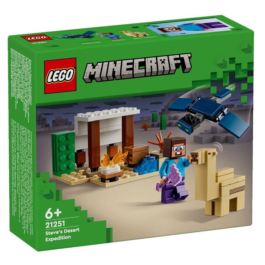 LEGO Minecraft 21251 Steve’s Woestijnexpeditie * LEGOhuis, Lego, Nieuw, Ophalen of Verzenden, X