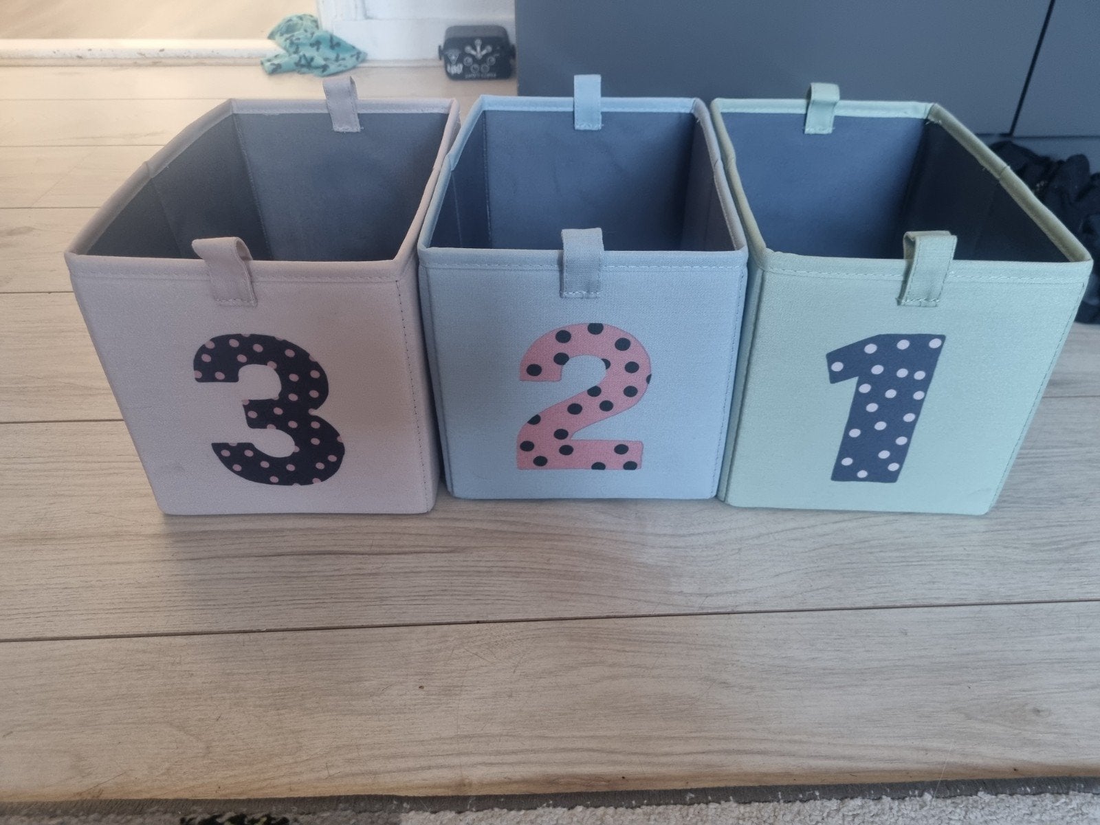 Ikea opberg mandjes, Ophalen