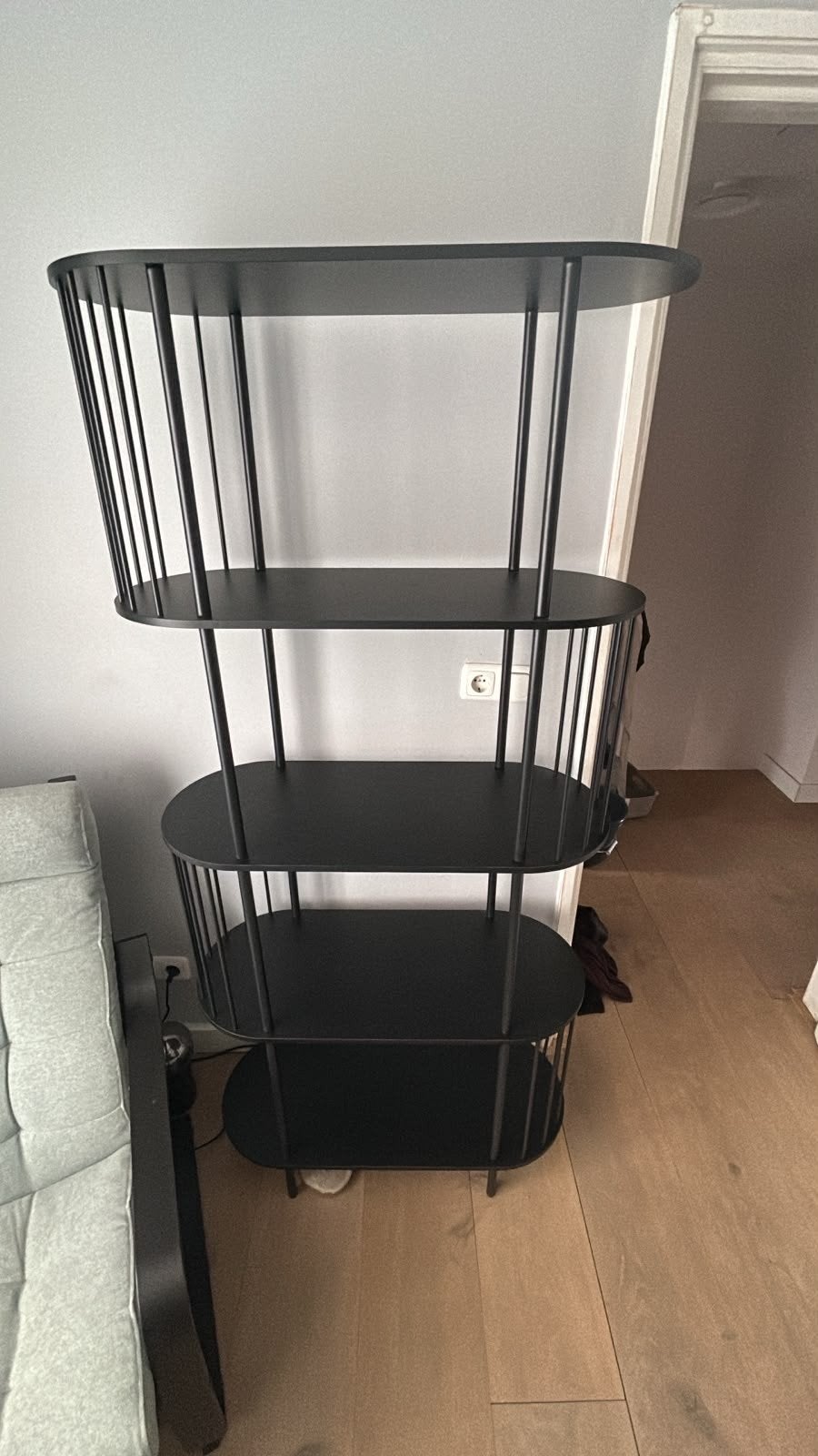 Wandkast Hoxton 5-laags - zwart (Action)