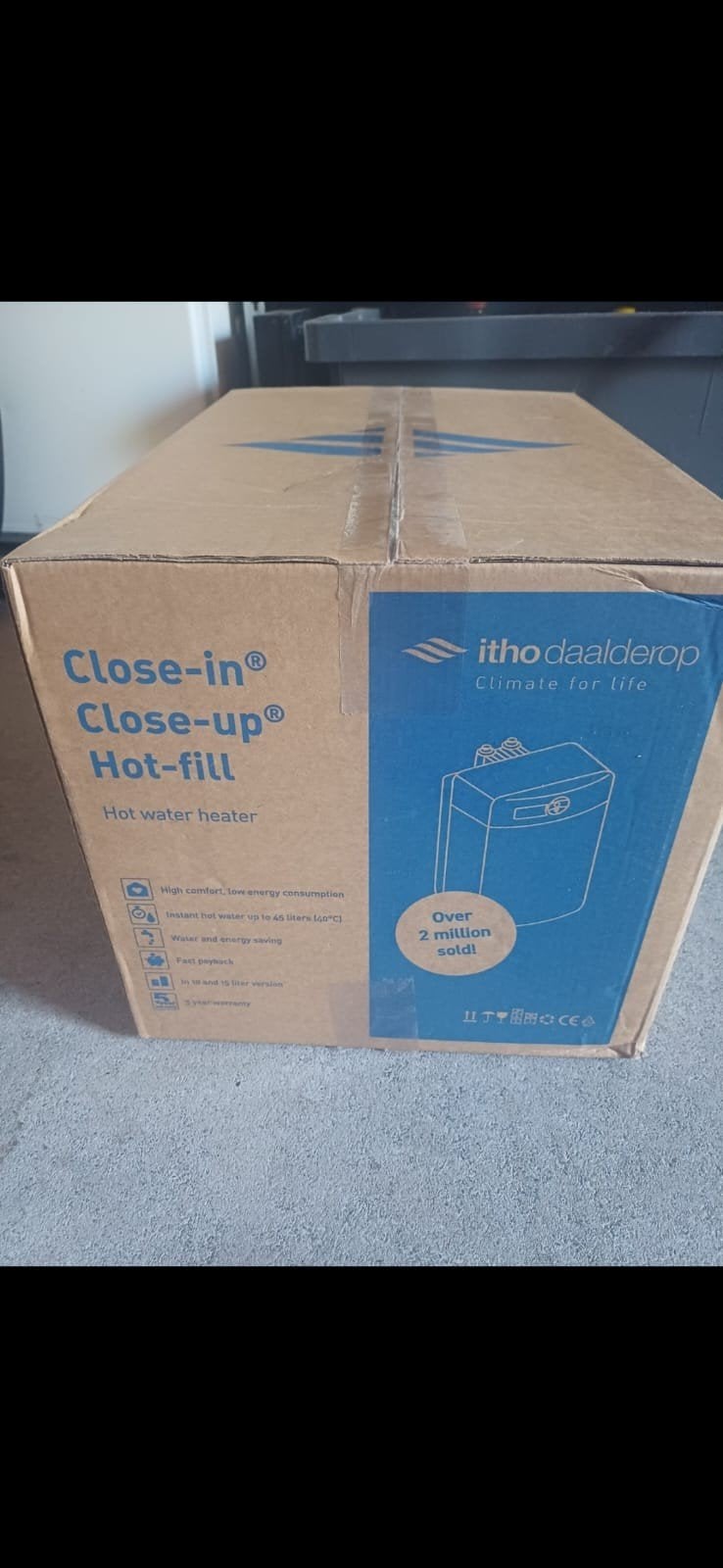 Itho Daalderop Close-in 10 Boiler (Nieuw in doos), Doe-het-zelf en Verbouw, Geisers en Boilers, Minder dan 3 jaar oud, Minder dan 20 liter
