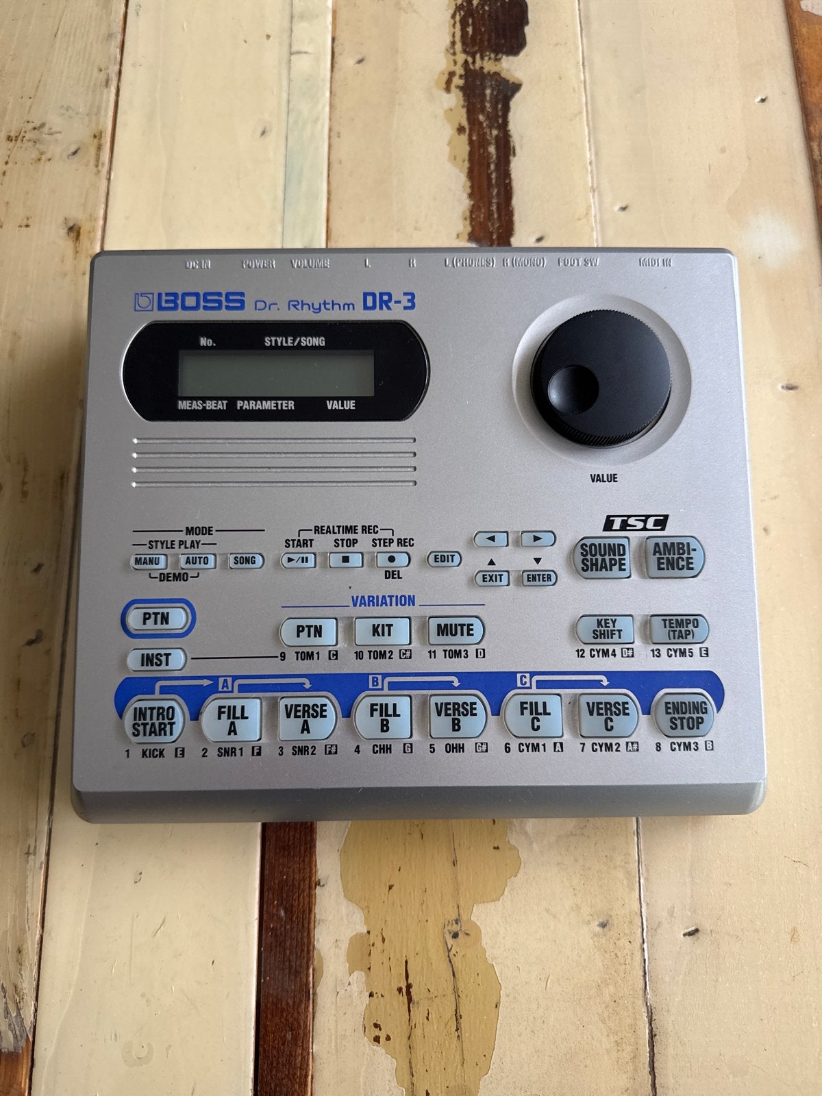 Boss DR-3 Dr. Rhythm drumcomputer met handleiding, Ophalen of Verzenden, Zo goed als nieuw, Boss