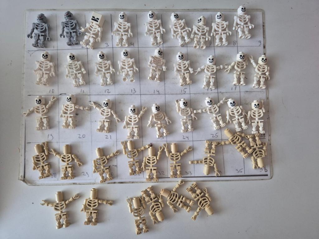 Lego adv33 skelet skeleton ridder ninjago minecraft poppetje, Ophalen of Verzenden, Nieuw