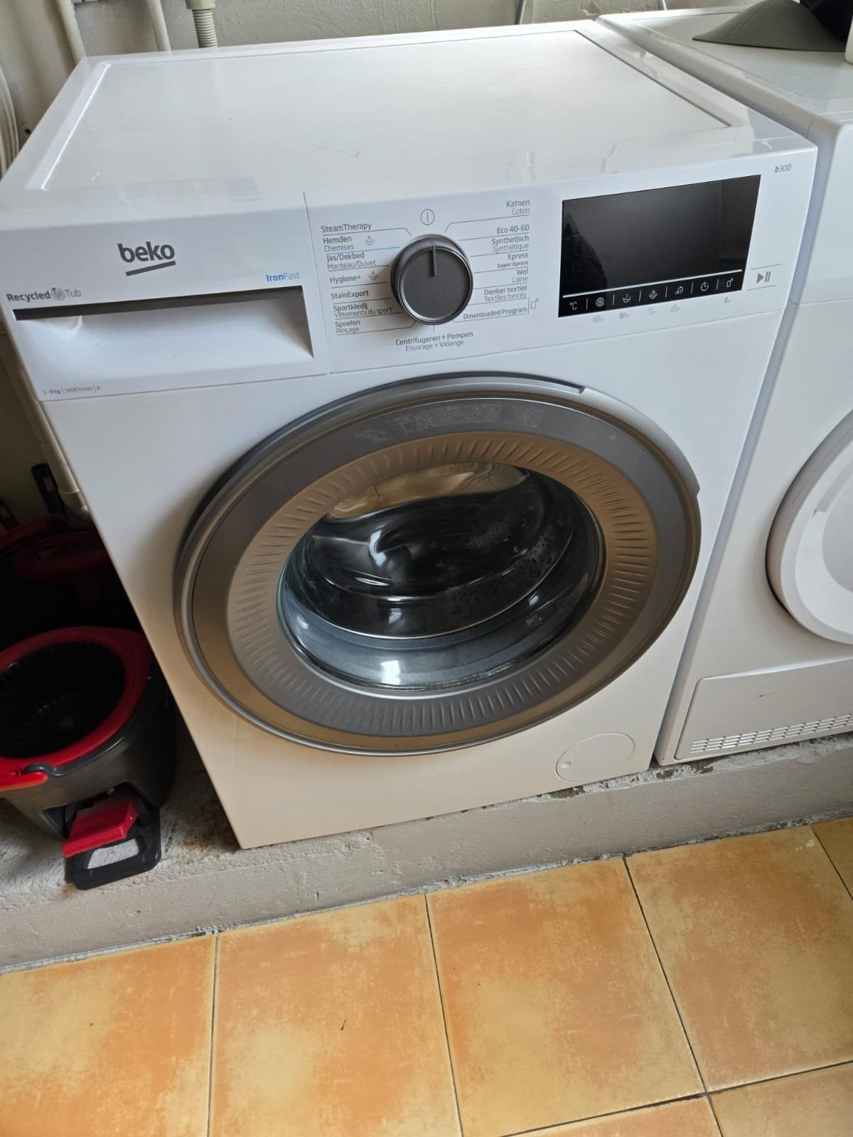 Beko Wasmachine IronFast 1-9kg -Zuinig & Perfect, Witgoed en Apparatuur, Wasmachines, Ophalen, 8 tot 10 kg, Zo goed als nieuw