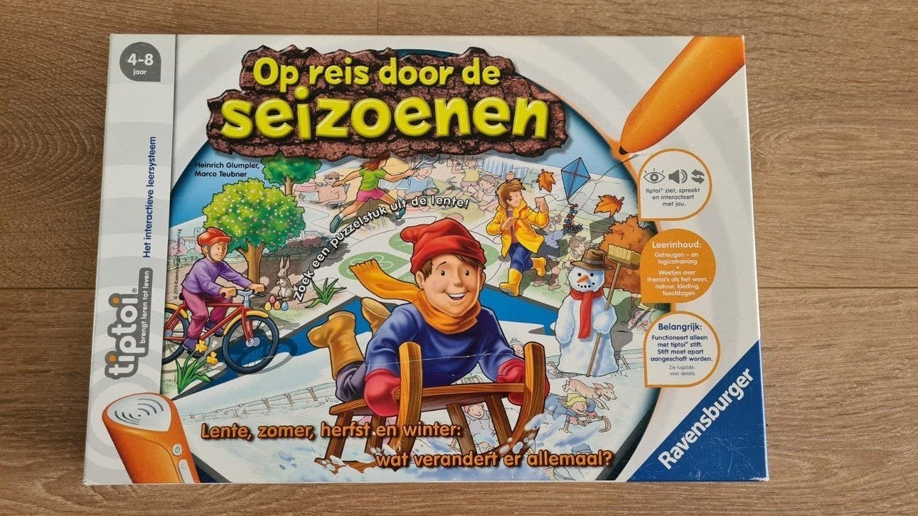 Tiptoi Ravensburger  spel Op reis door de seizoenen, Kinderen en Baby's, Speelgoed | Educatief en Creatief, Ophalen of Verzenden