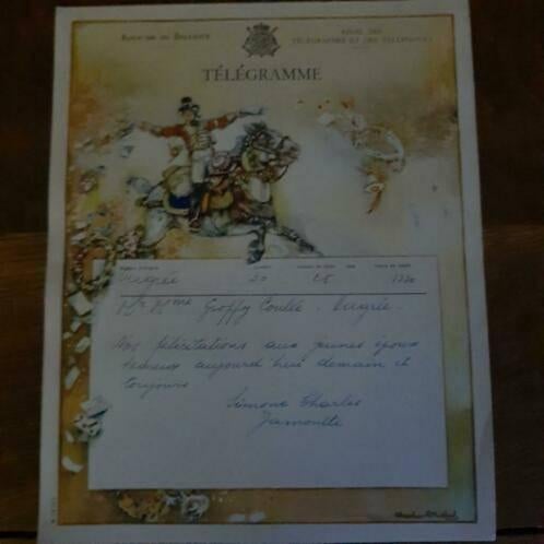 Franse telegrammen uit het jaar 1954, Verzamelen, Ophalen, Gebruikt