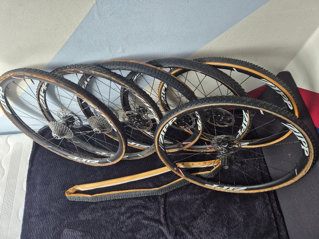 Drie sets Zipp cross wielen, Overige merken, Overige materialen, Gebruikt, Ophalen of Verzenden