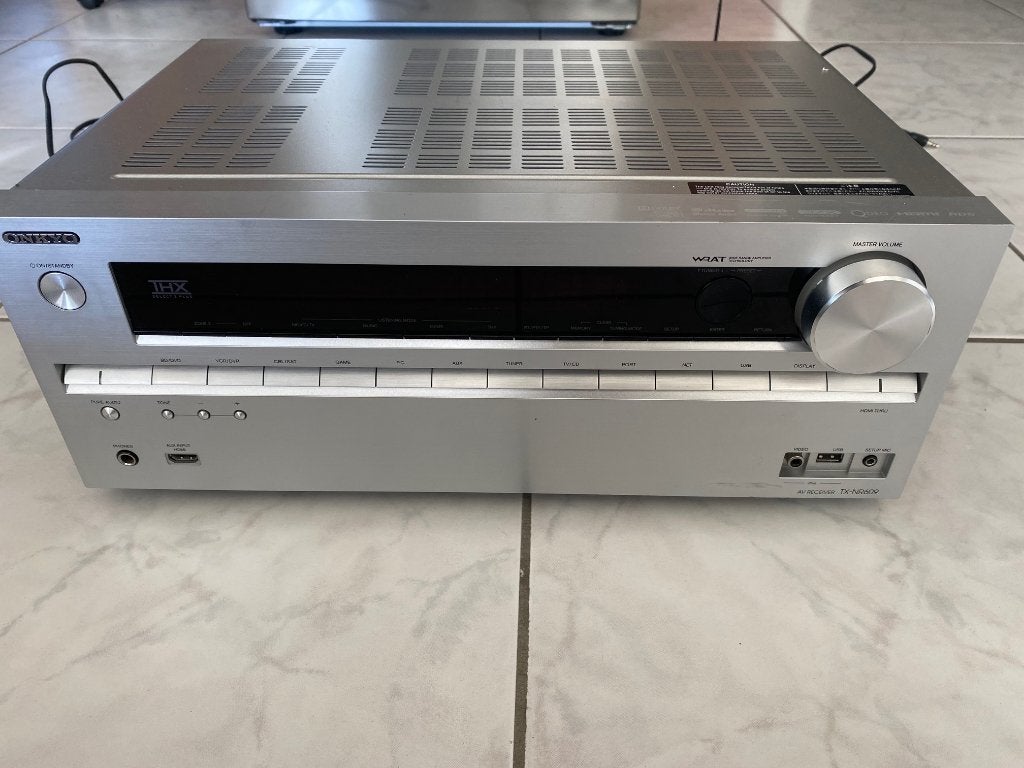 Onkyo TX-NR609 receiver, Ophalen, Zo goed als nieuw, 120 watt of meer, Onkyo