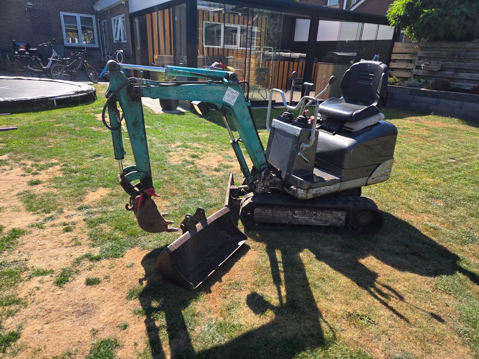 minigraver Yanmar B05 Snoopy, Ophalen, Graafmachine