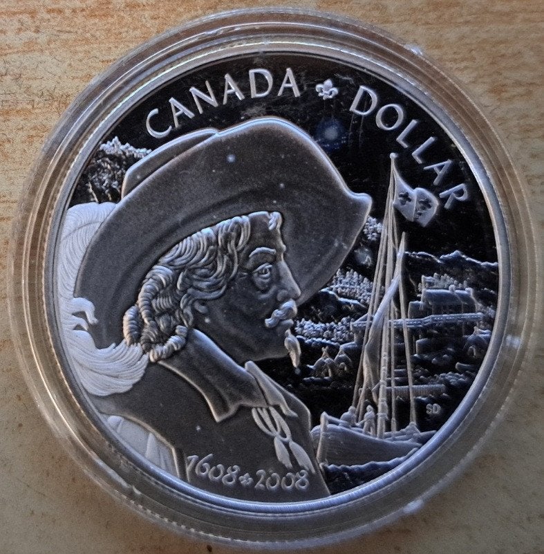 Canada, 1 Dollar 2008 - zilver Proof, Ophalen of Verzenden, Noord-Amerika, Losse munt, Zilver