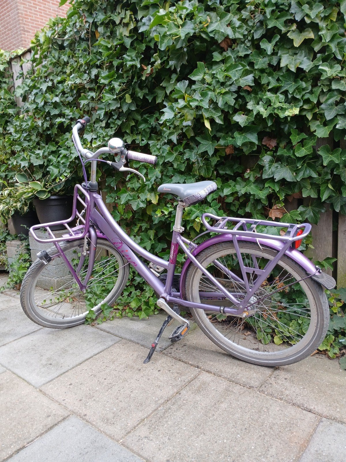 Meisjes fiets, Fietsen en Brommers, Ophalen, Gebruikt, 24 inch, Batavus