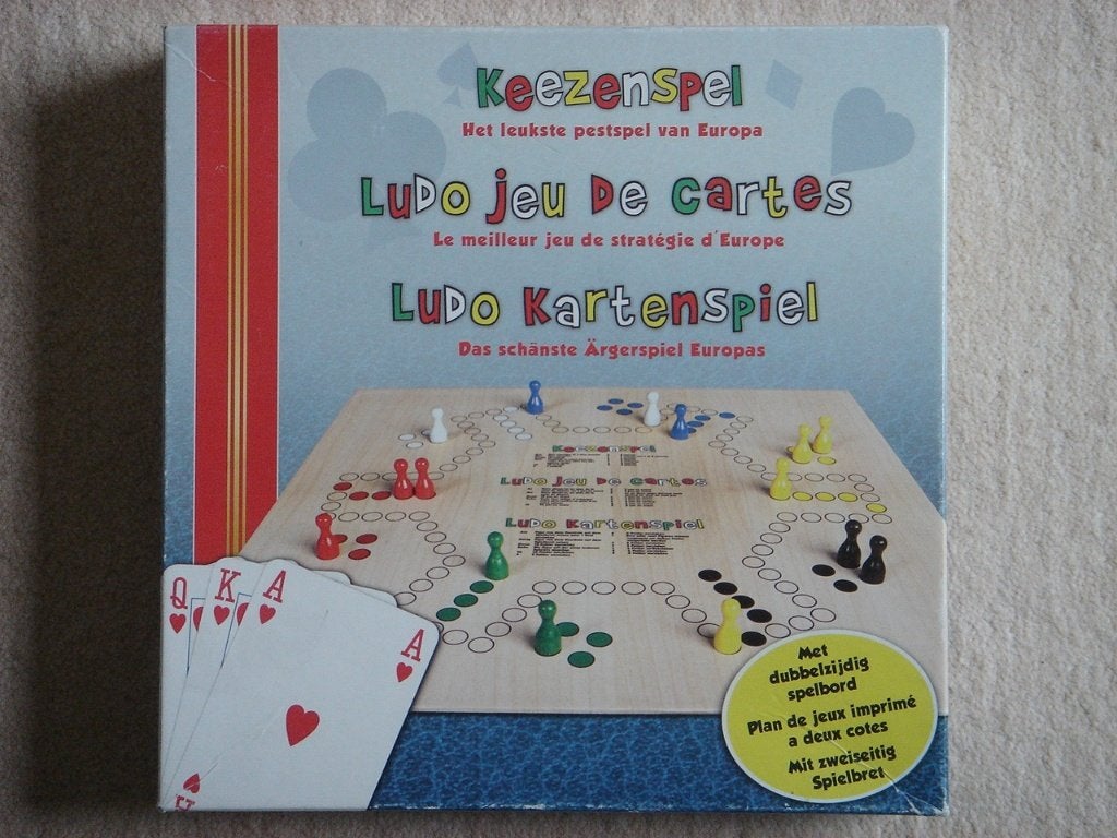 LEUK: Keezenspel - dubbelzijdig speelbord, Een of twee spelers, Ophalen of Verzenden, Gebruikt, Jumbo