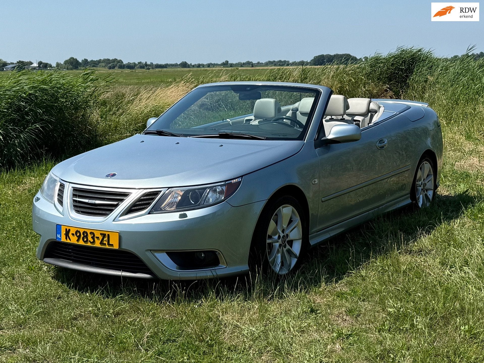 Saab 9-3 Cabrio 2.0 T Aero Spring Edition VV ALLE EXTRA S IZ, 730 kg, Gebruikt, 4 cilinders, Cabriolet