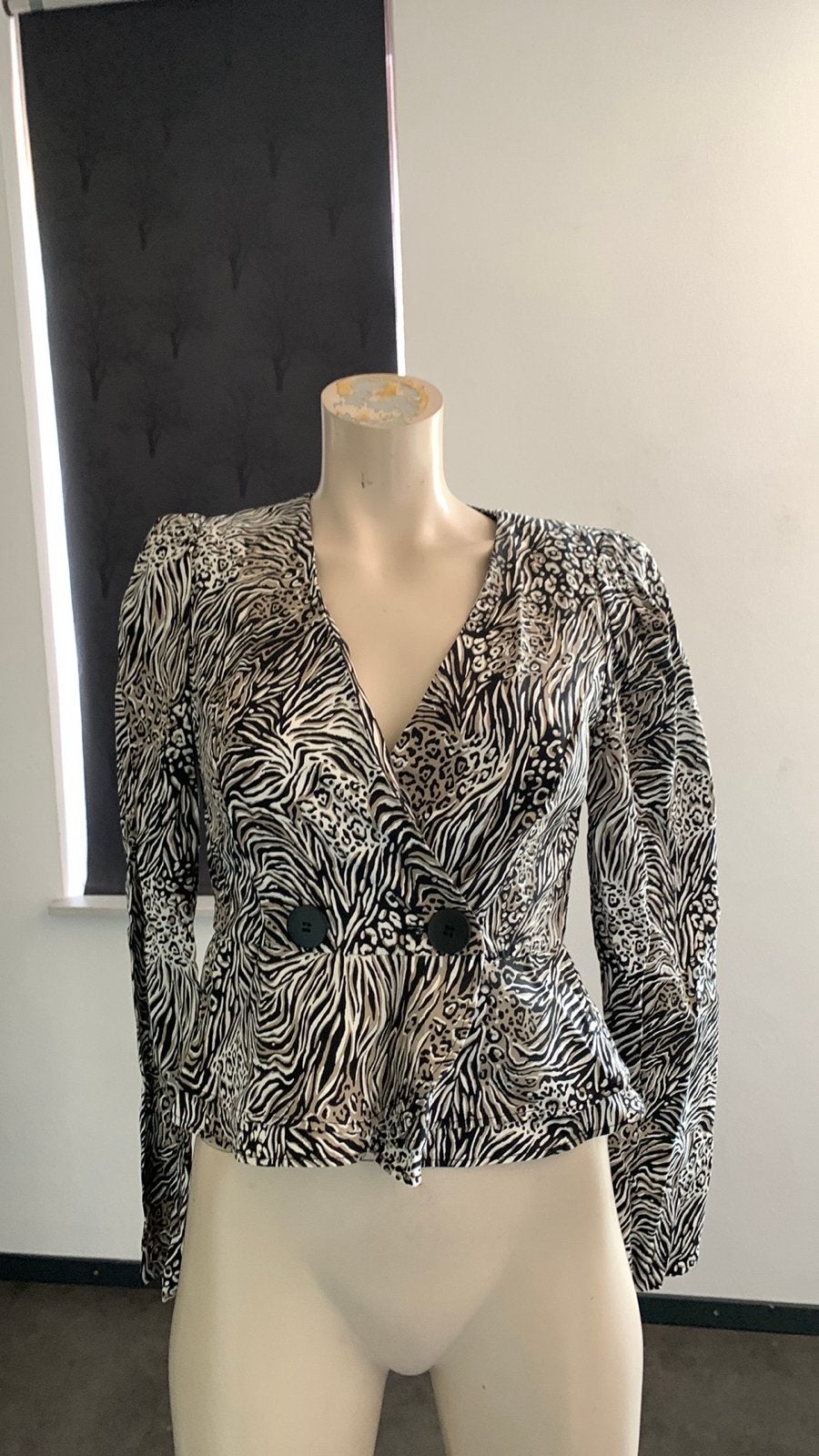 Stijlvolle & Other Stories blouse met dierenprint, Meerkleurig, Ophalen of Verzenden, Zo goed als nieuw, Lange mouw